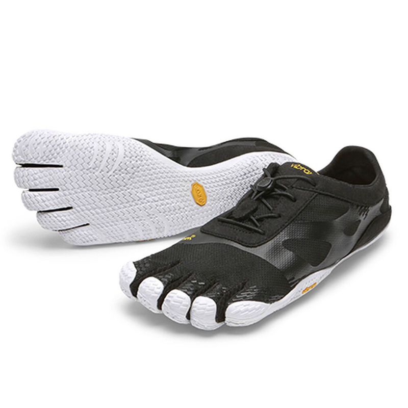 Vibram FiveFingers KSO EVO Férfi Edzőcipő - Fekete/Fehér DGHJ101